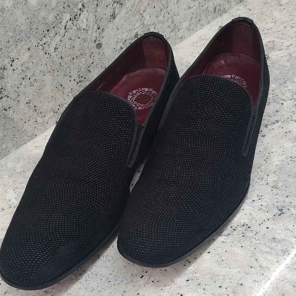 Mezlan Custom Collection Suede Textured Loafers - Picture 1 of 10